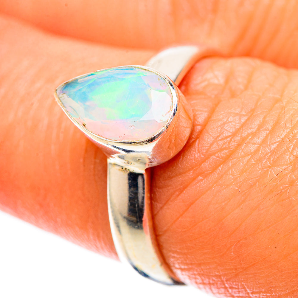 Ethiopian Opal Ring Size 7.5 (925 Sterling Silver) RING137883