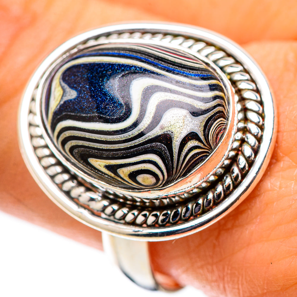 Fordite Ring Size 9.75 (925 Sterling Silver) RING138426