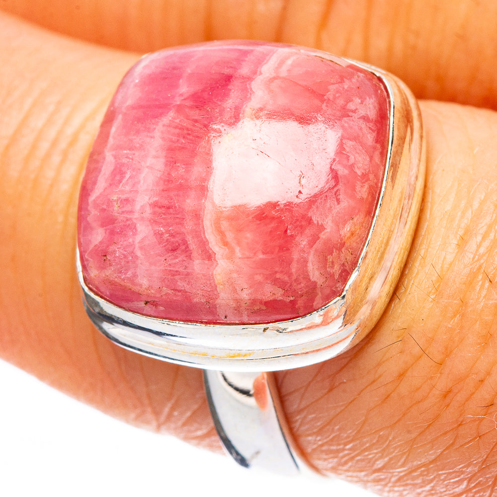 Rhodochrosite Ring Size 8 (925 Sterling Silver) R4231