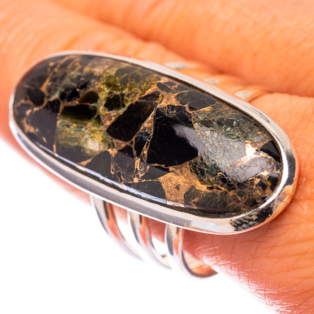 Large Mohave Black Onyx 925 Sterling Silver Ring Size 10.25 (925 Sterling Silver) RING140402