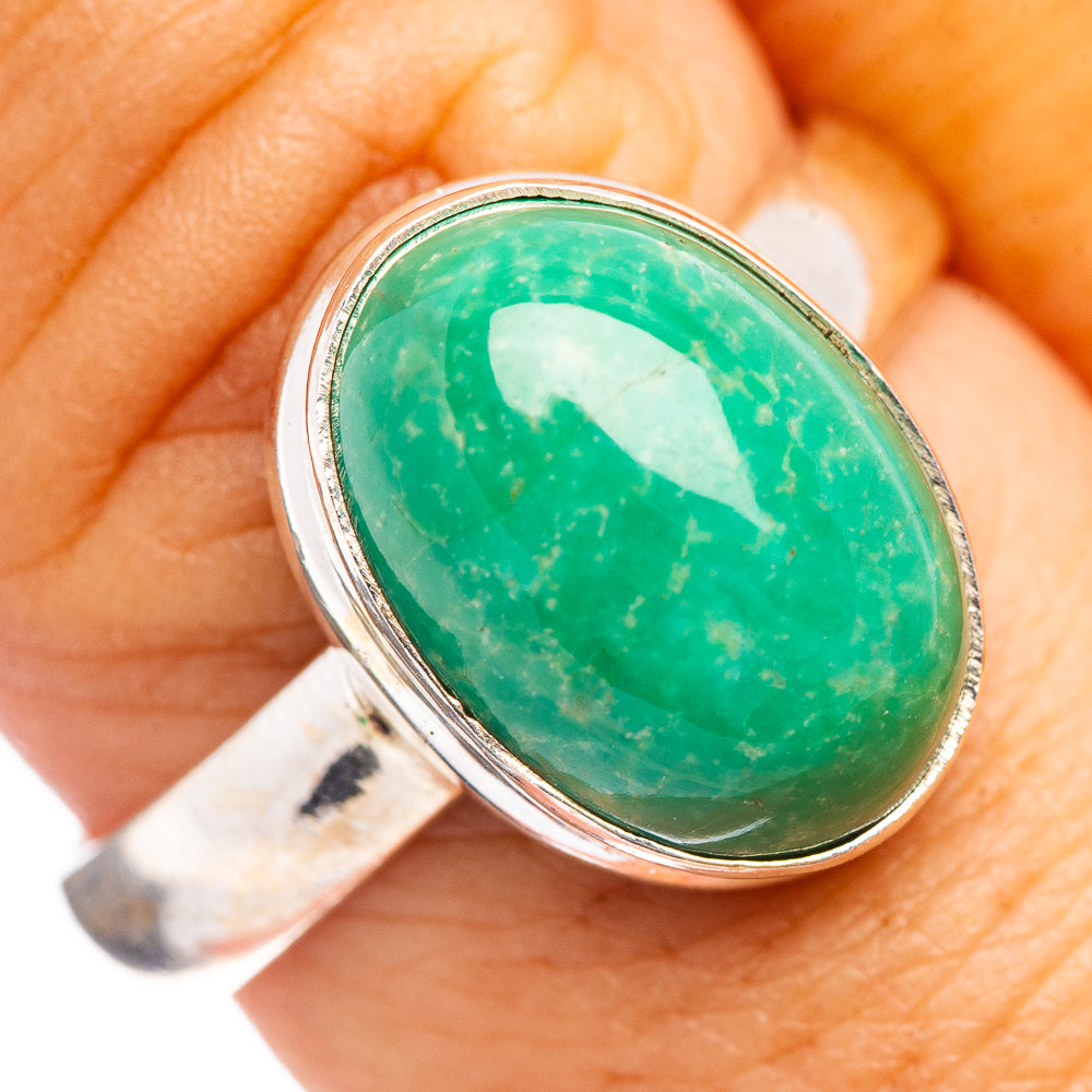 Variscite Ring Size 8.5 (.925 Sterling Silver)