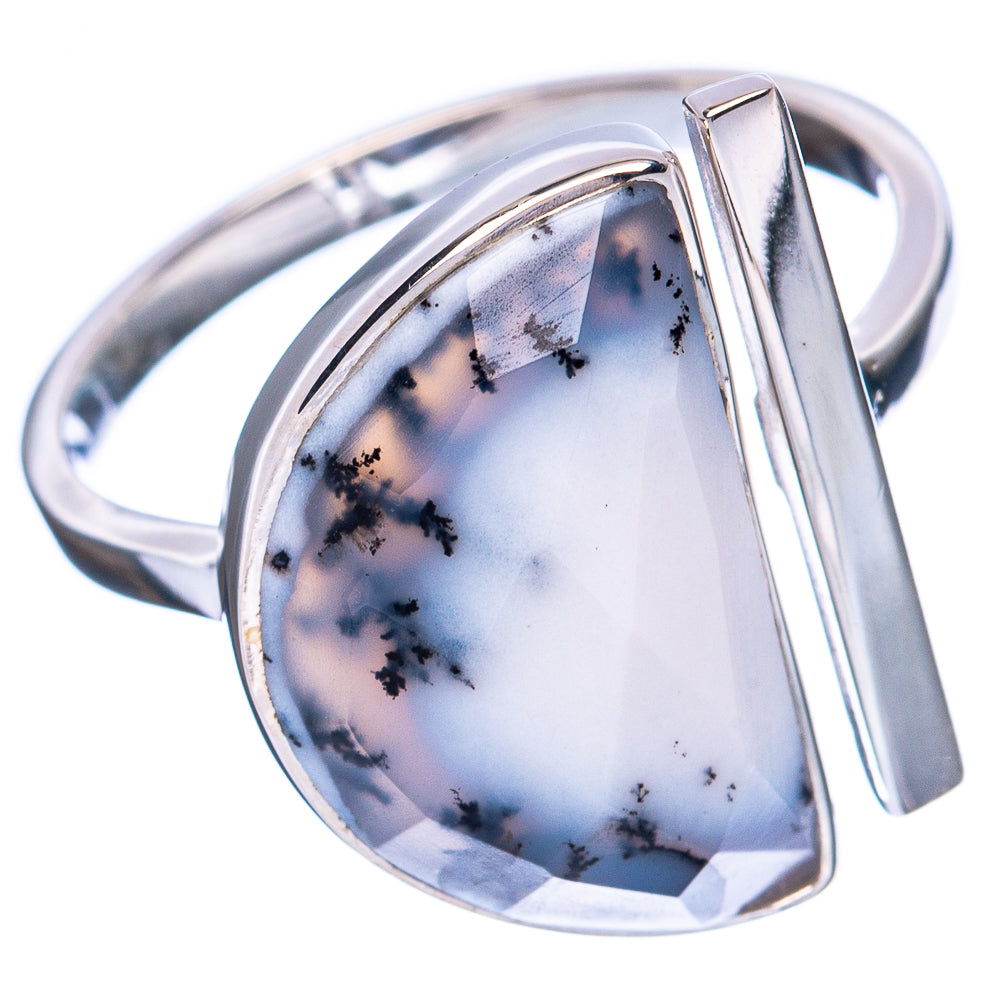Premium Dendritic Opal 925 Sterling Silver Ring Size 8 Ana Co R3482