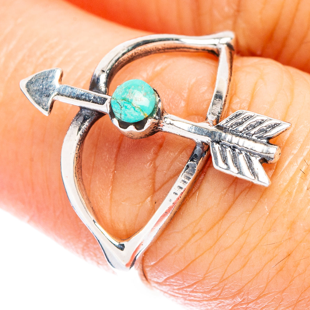 Rare Arizona Turquoise Arrow Ring Size 7 (925 Sterling Silver) R147025