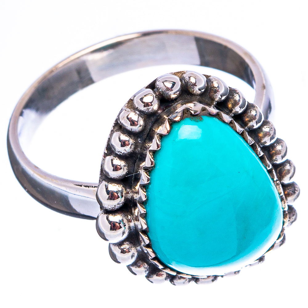 Rare Kingman Turquoise Ring Size 6.5 (.925 Sterling Silver)