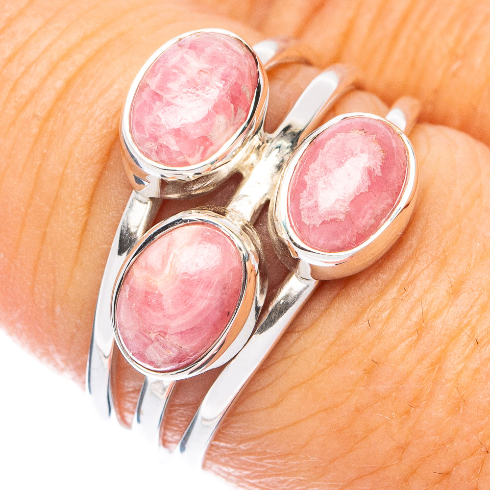 Premium Rhodochrosite Ring Size 7.75 (925 Sterling Silver) RING7712