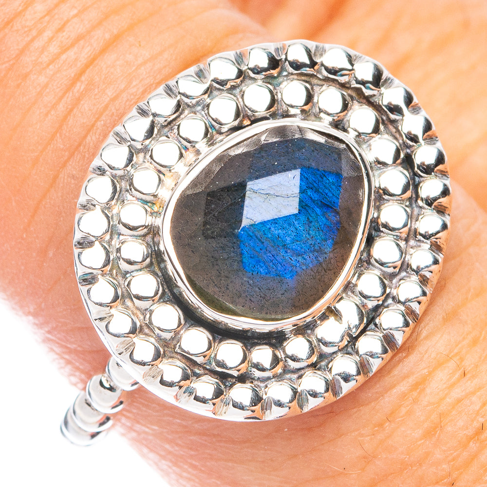 Premium Labradorite Ring Size 7.75 (925 Sterling Silver) RING7784
