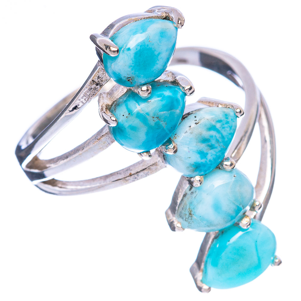 Larimar Ring Size 8.25 (925 Sterling Silver) R2458