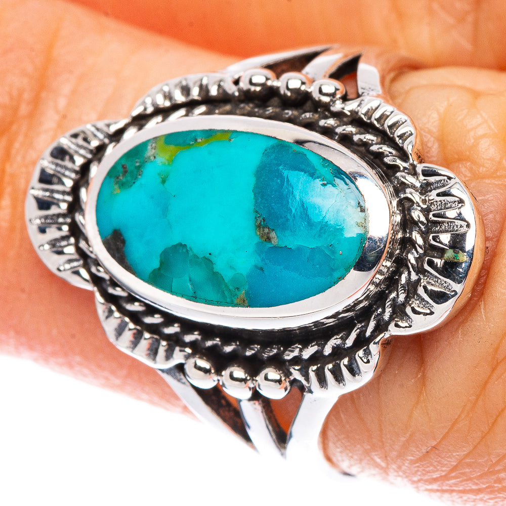 Rare Arizona Turquoise Ring Size 6.25 (925 Sterling Silver) R2311