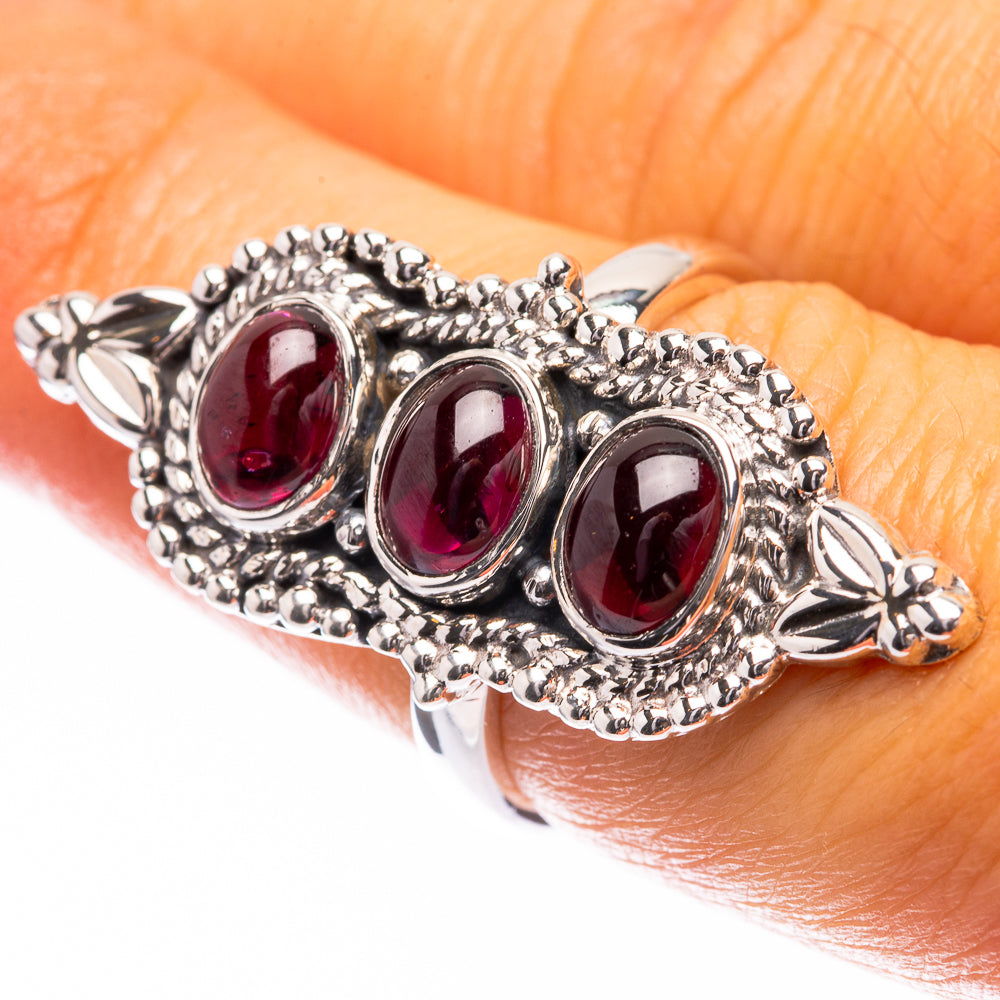 Premium Garnet Ring Size 7 (925 Sterling Silver) R141799
