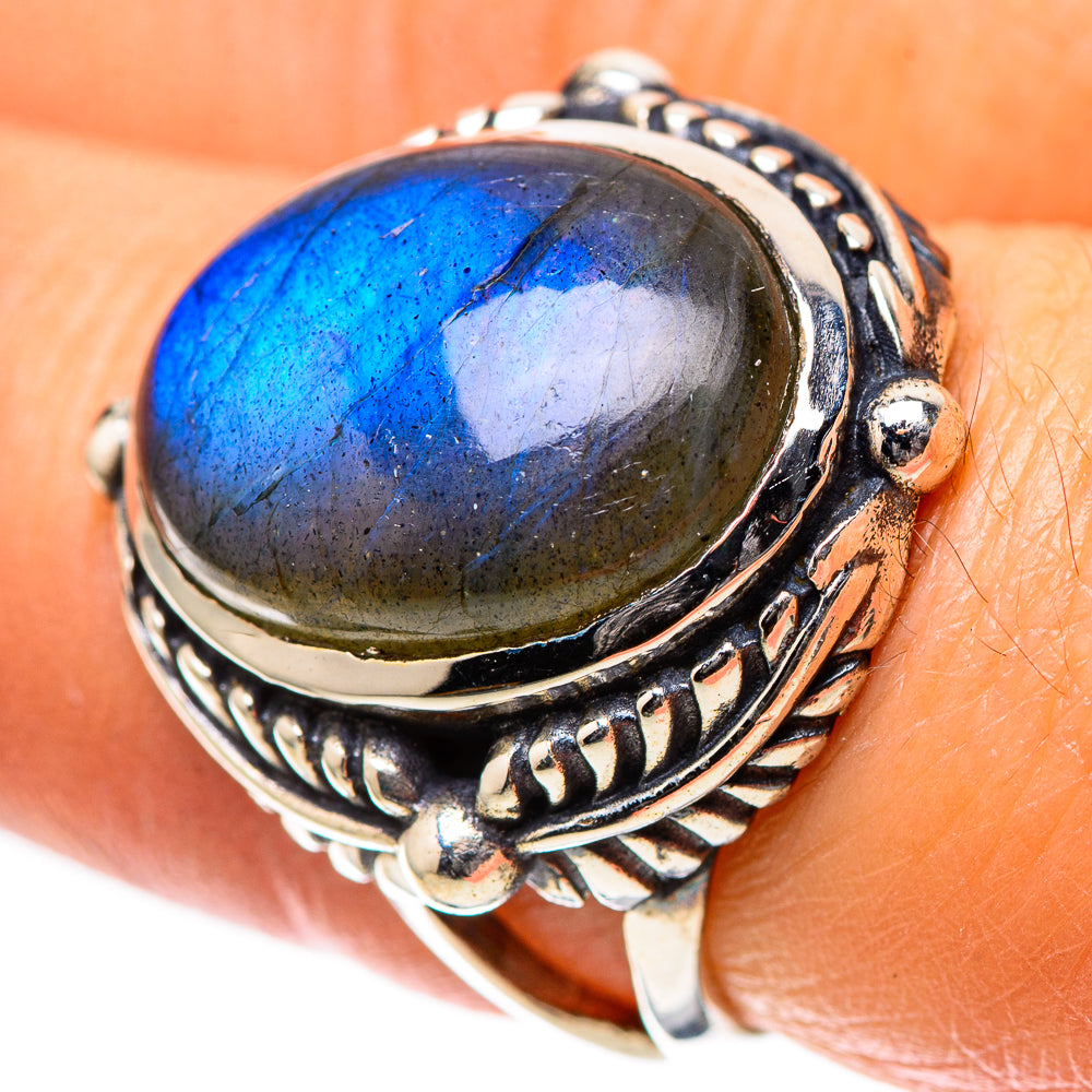 Labradorite Ring Size 7.25 (925 Sterling Silver) RING138846