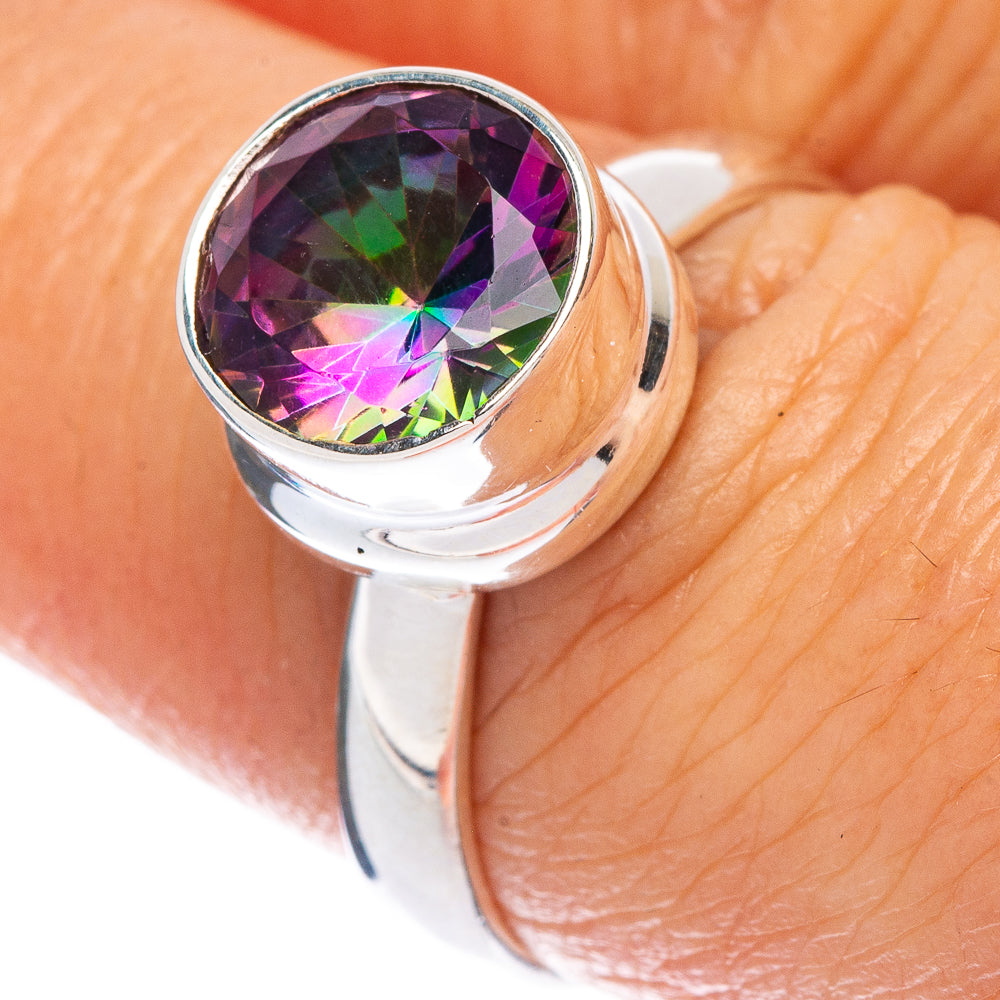 Mystic Topaz Ring Size 7.5 (925 Sterling Silver) R146732