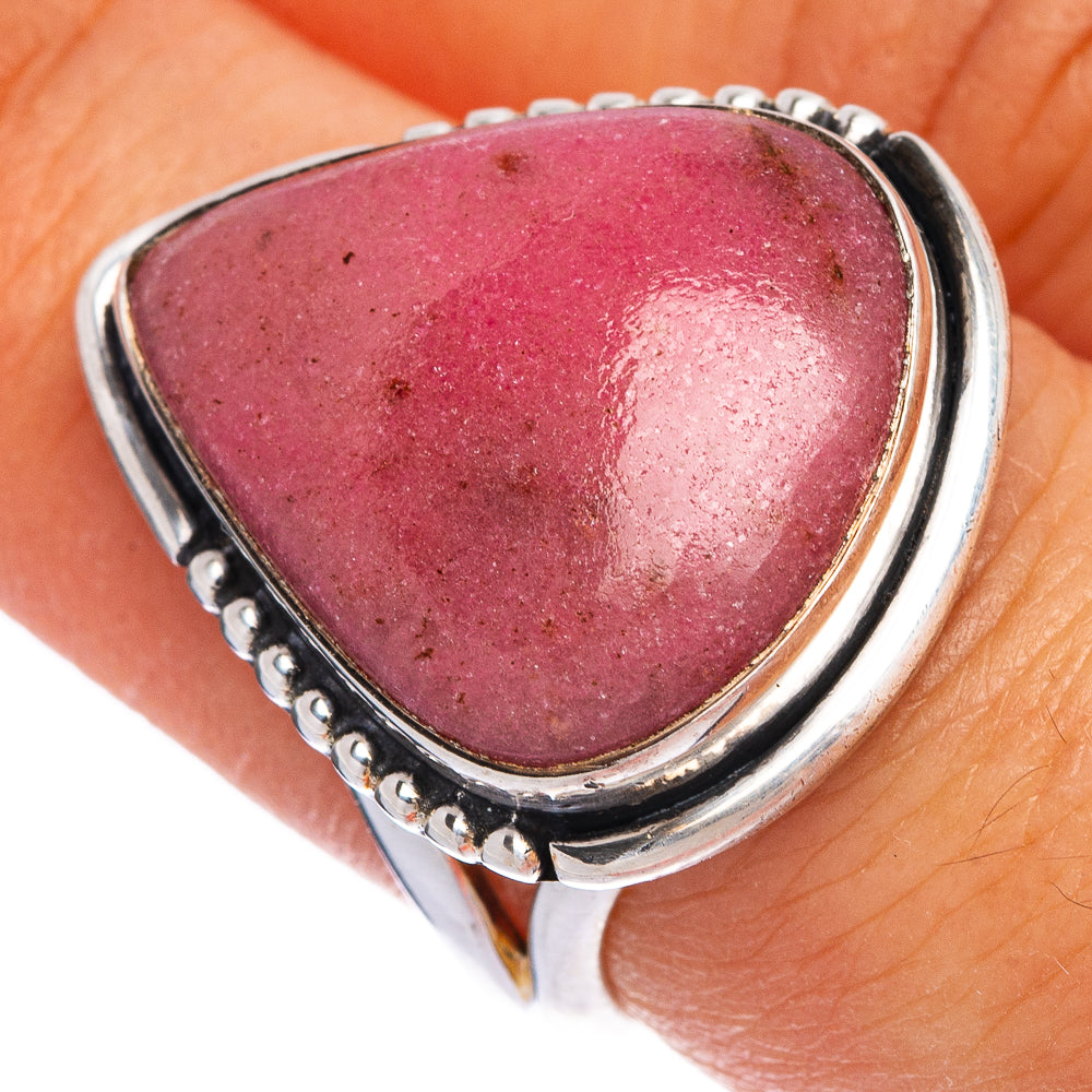Rhodonite Ring Size 7.25 (925 Sterling Silver) R145329