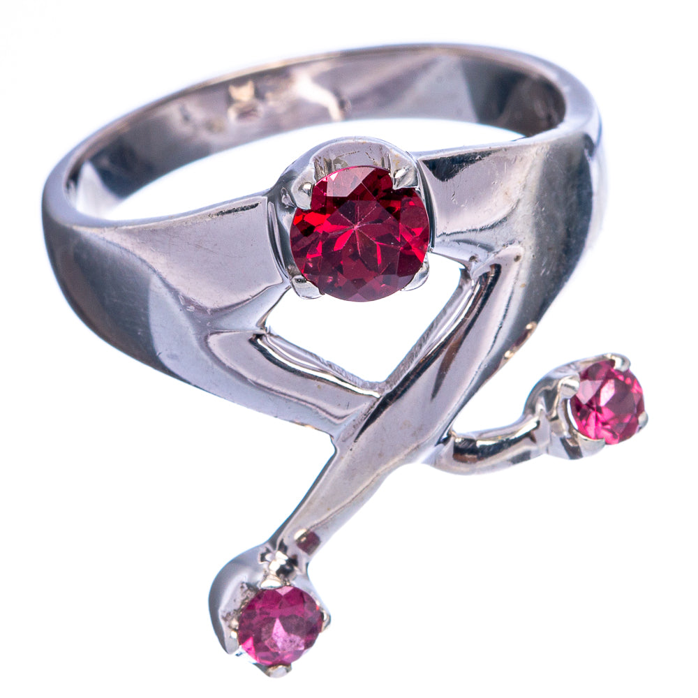 Garnet Ring Size 8 (925 Sterling Silver) R146498
