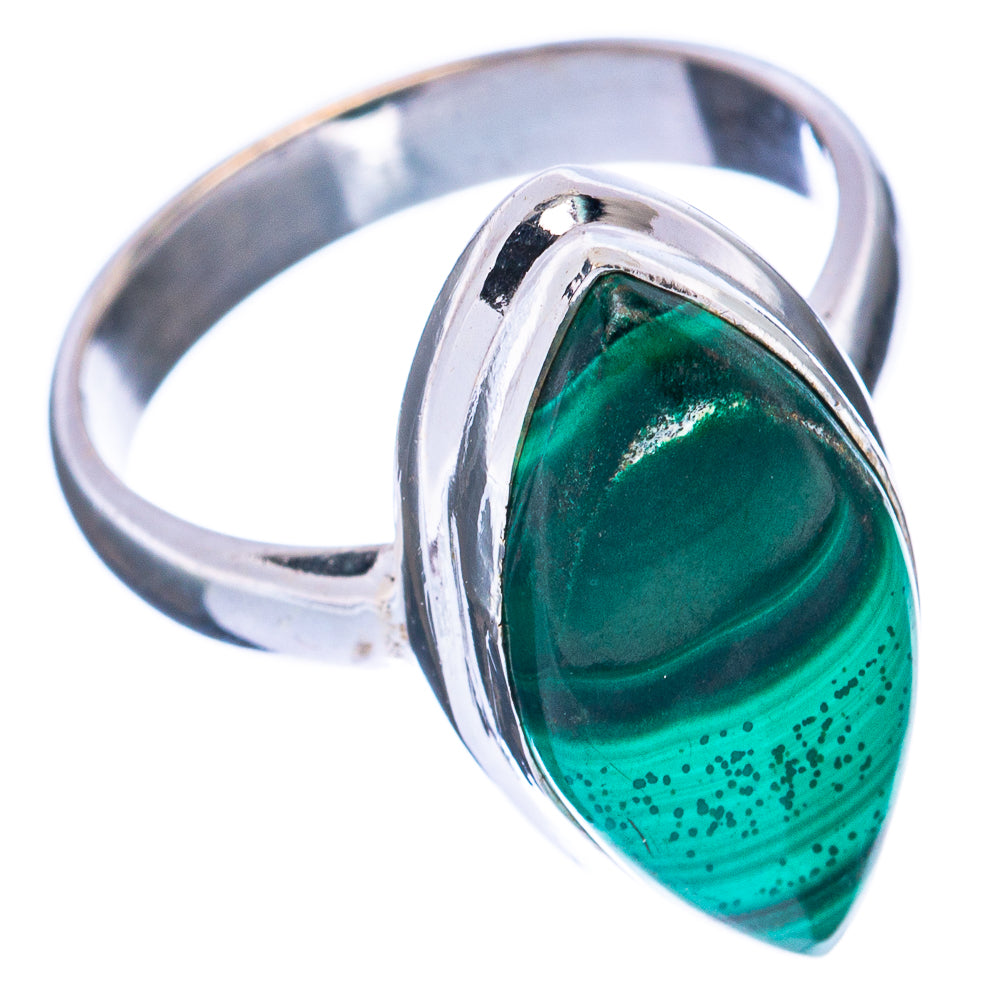 Malachite Ring Size 6 (925 Sterling Silver) R2877