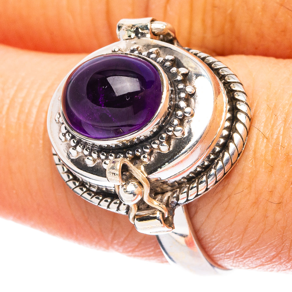 Amethyst Posion 925 Sterling Silver Ring Size 8.5 (925 Sterling Silver) R6062