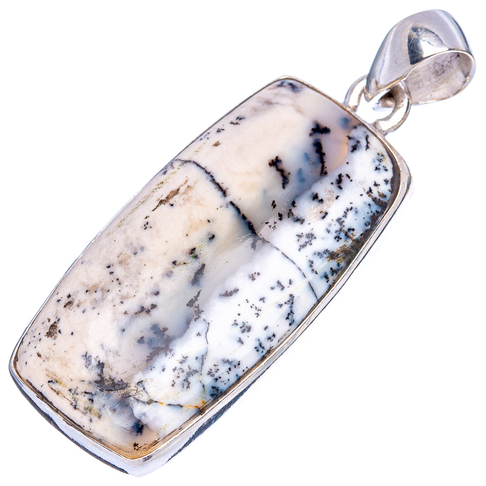 Dendritic Opal Pendants 1 3/4" (925 Sterling Silver) P43277