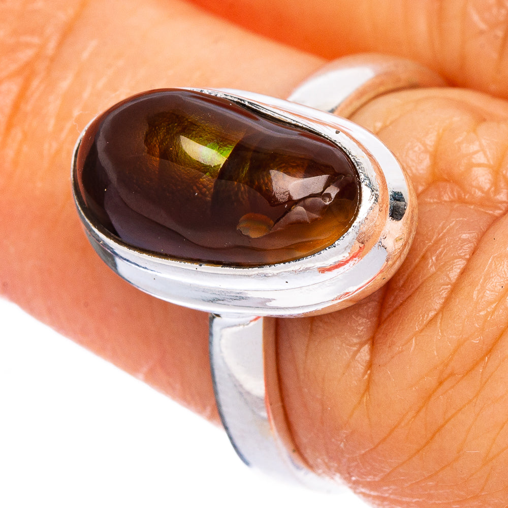 Mexican Fire Agate Ring Size 6.5 (925 Sterling Silver) R147194