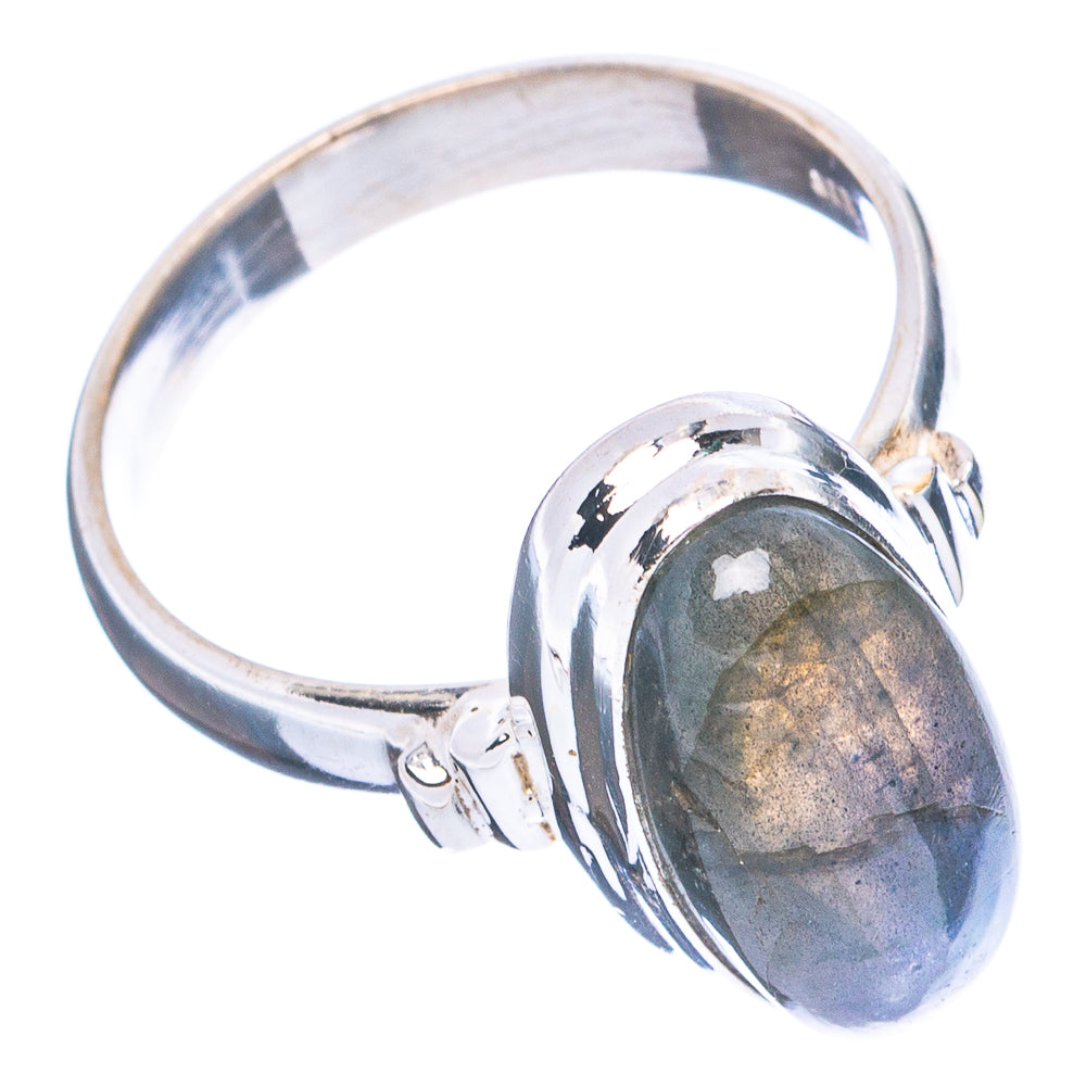Labradorite Ring Size 8.25 (.925 Sterling Silver)