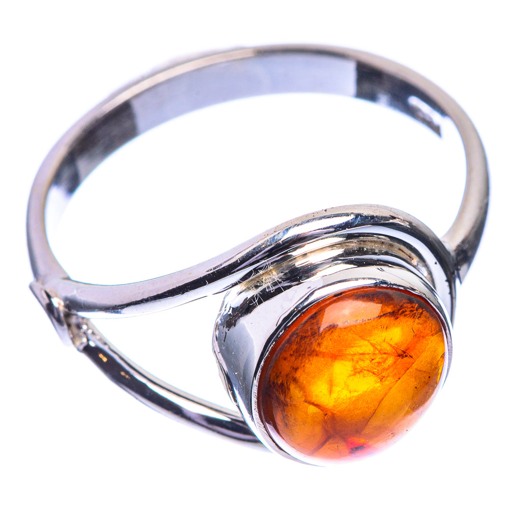 Baltic Amber Ring Size 6.25 (925 Sterling Silver) RING143226
