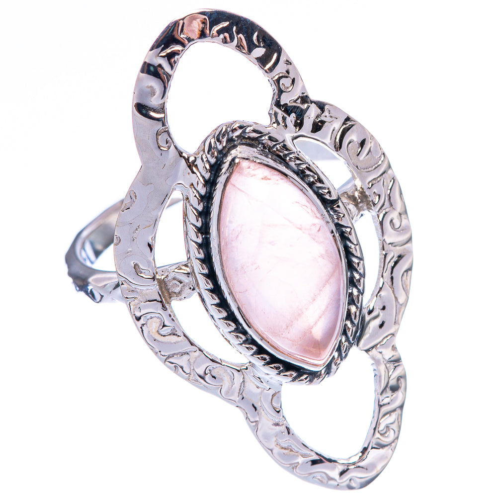 Premium Rose Quartz Ring Size 8.75 (925 Sterling Silver) R1819
