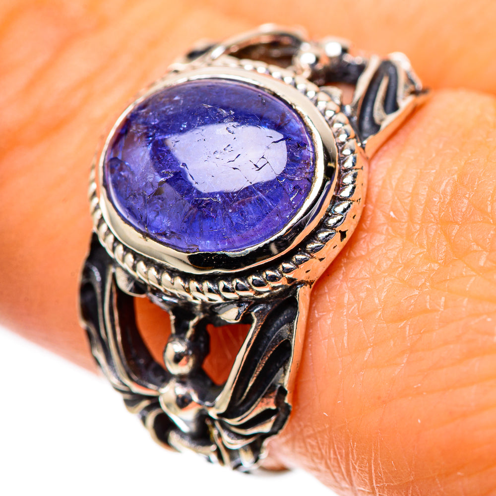 Natural Tanzanite 925 Sterling Silver Ring Size 9.25 (925 Sterling Silver) RING139592