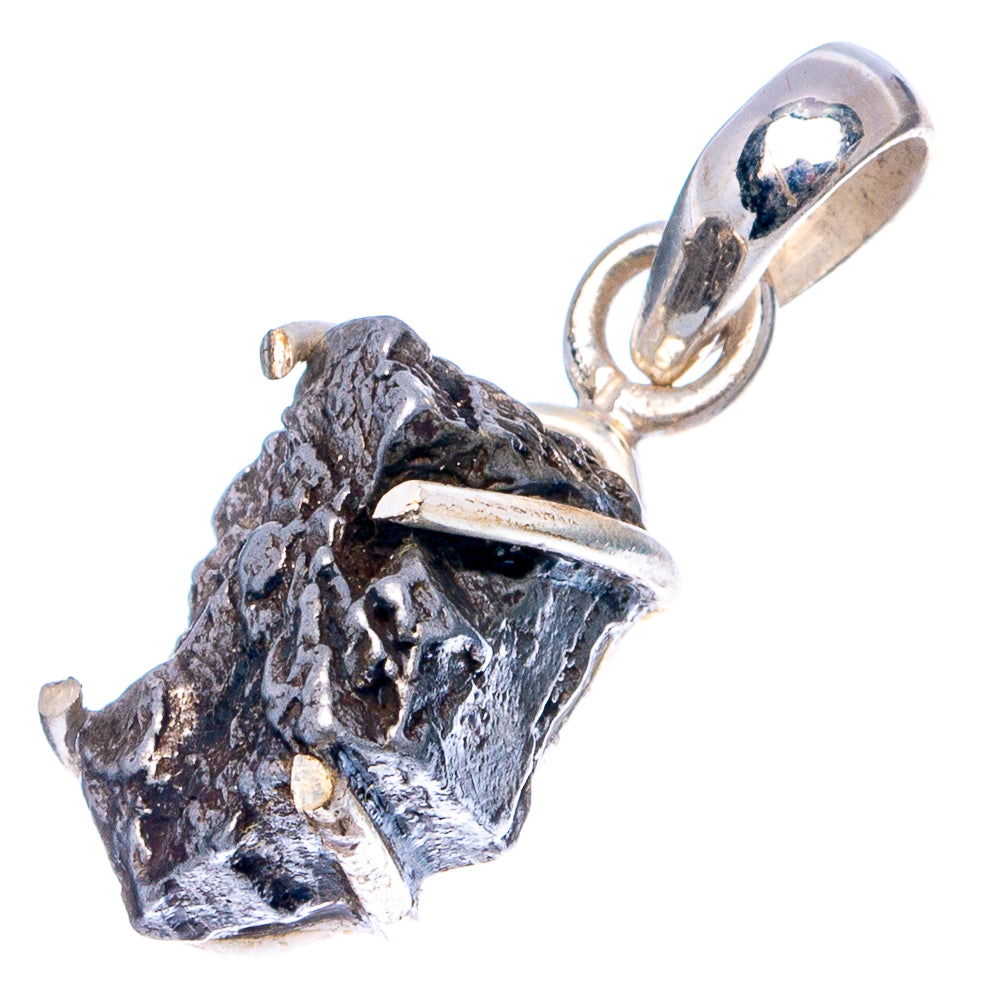 Rare Campo Del Cielo Meteorite Pendant 1" (.925 Sterling Silver)