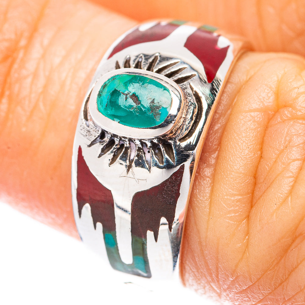 Rare Arizona Turquoise Ring Size 5.75 (925 Sterling Silver) R2213