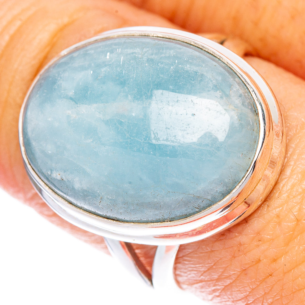 Amazonite Ring Size 9 (925 Sterling Silver) R1418