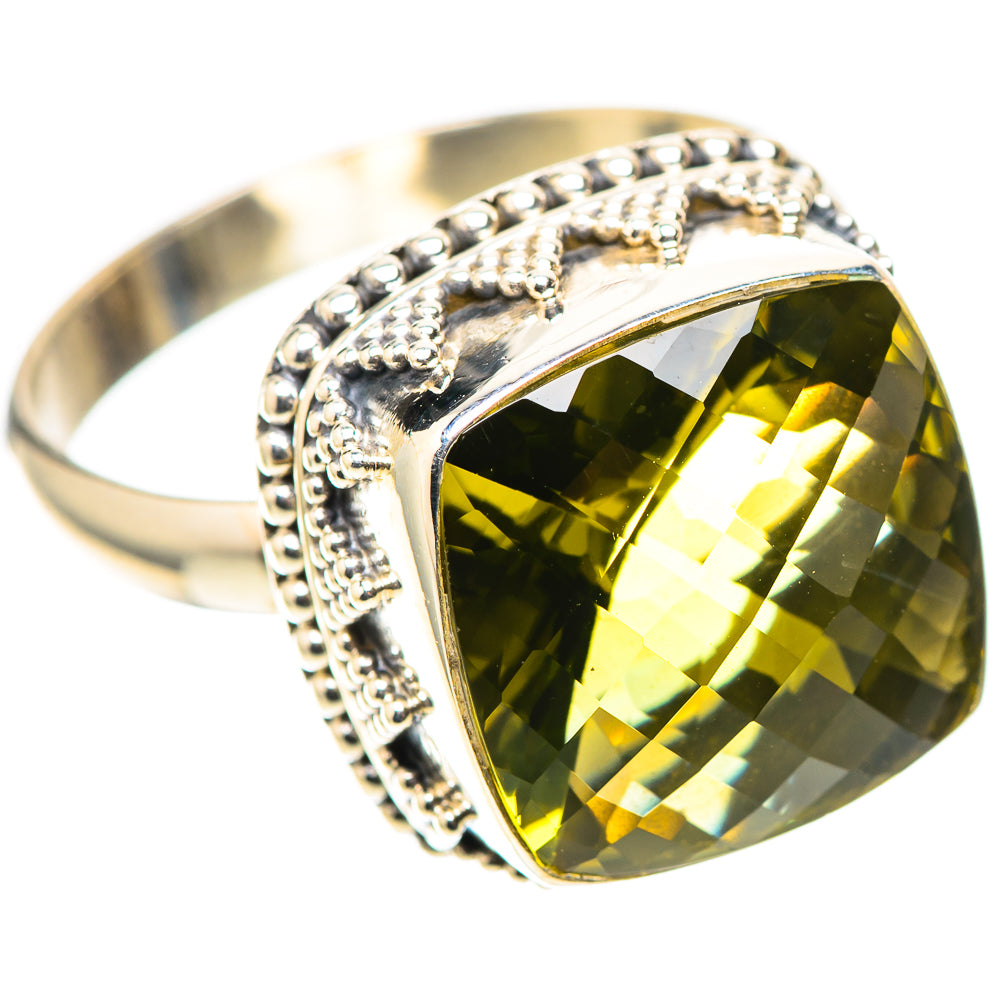 Faceted Citrine Ring Size 10.75 (925 Sterling Silver) RING138344