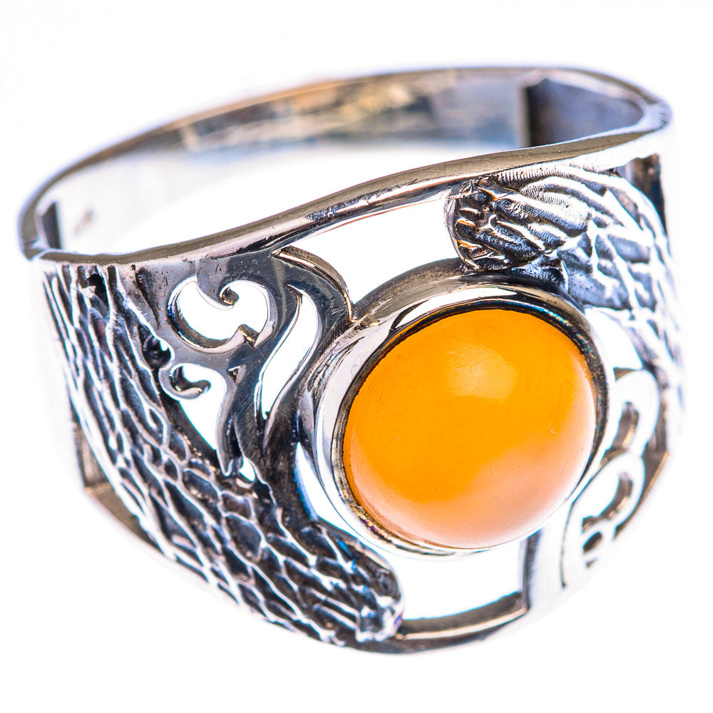 Peach Moonstone Ring Size 11 (925 Sterling Silver) RING139882