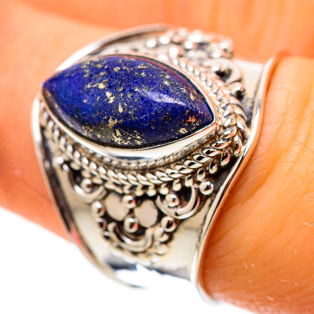 Lapis Lazuli 925 Sterling Silver Ring Size 7 (925 Sterling Silver) RING139420