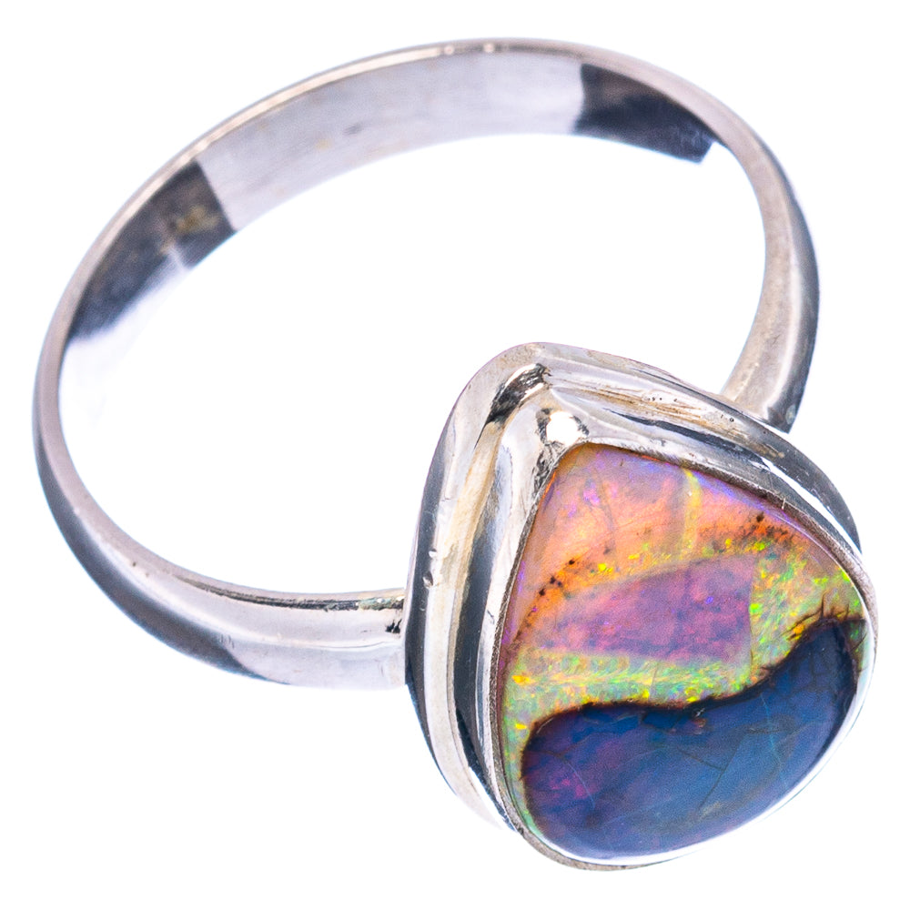 Rare Sterling Opal Ring Size 8 (.925 Sterling Silver)