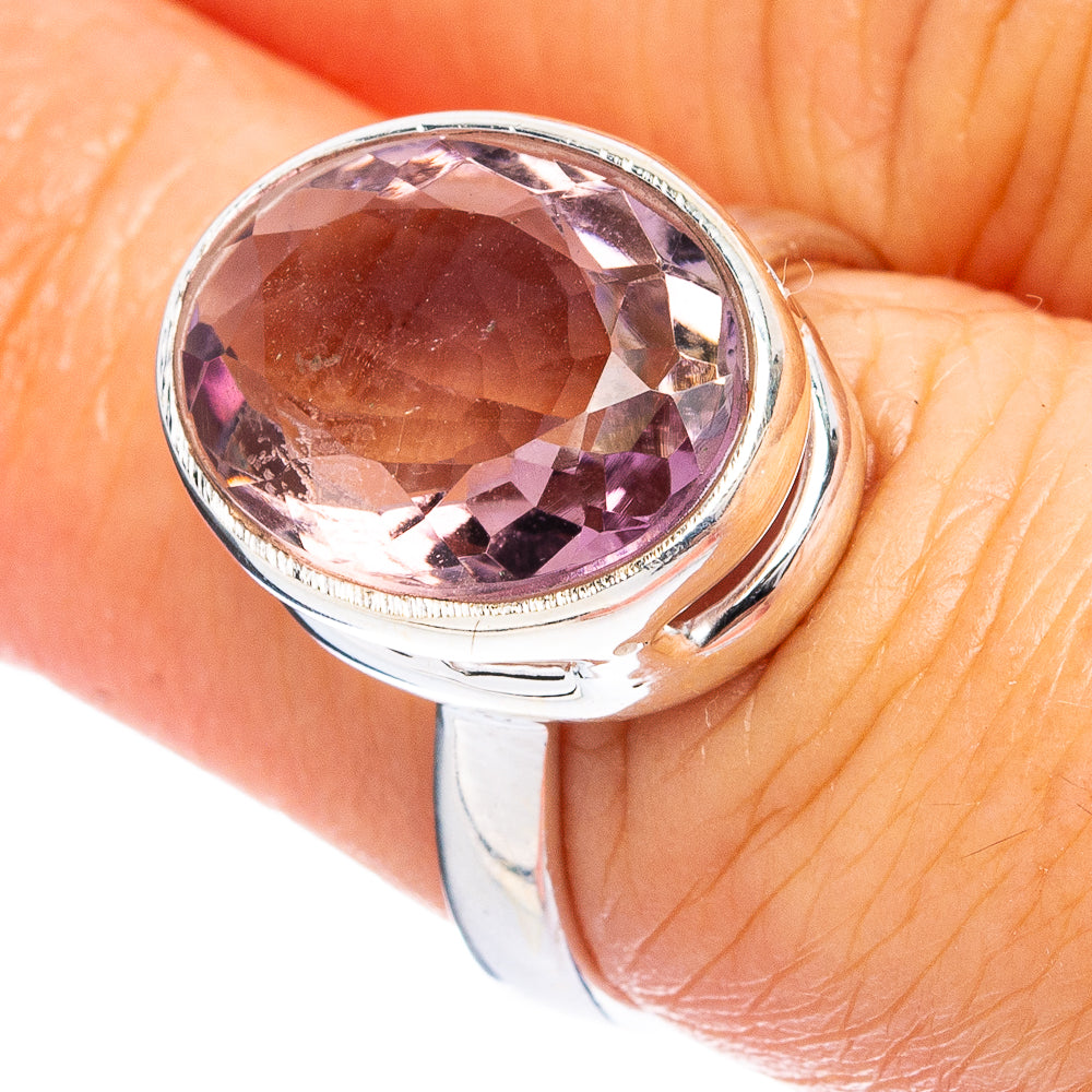 Rare Faceted Ametrine Ring Size 6.75 (925 Sterling Silver) R4734