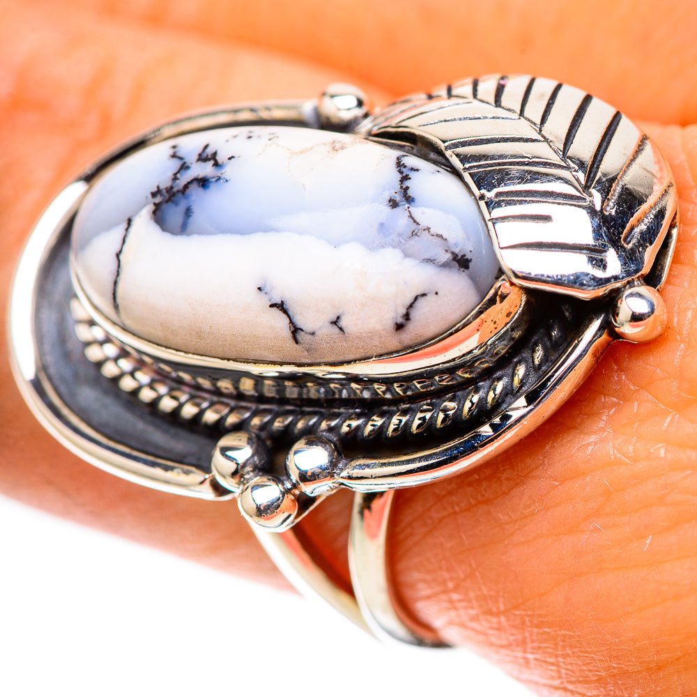 Dendritic Opal Ring Size 8.25 (925 Sterling Silver) RING138733