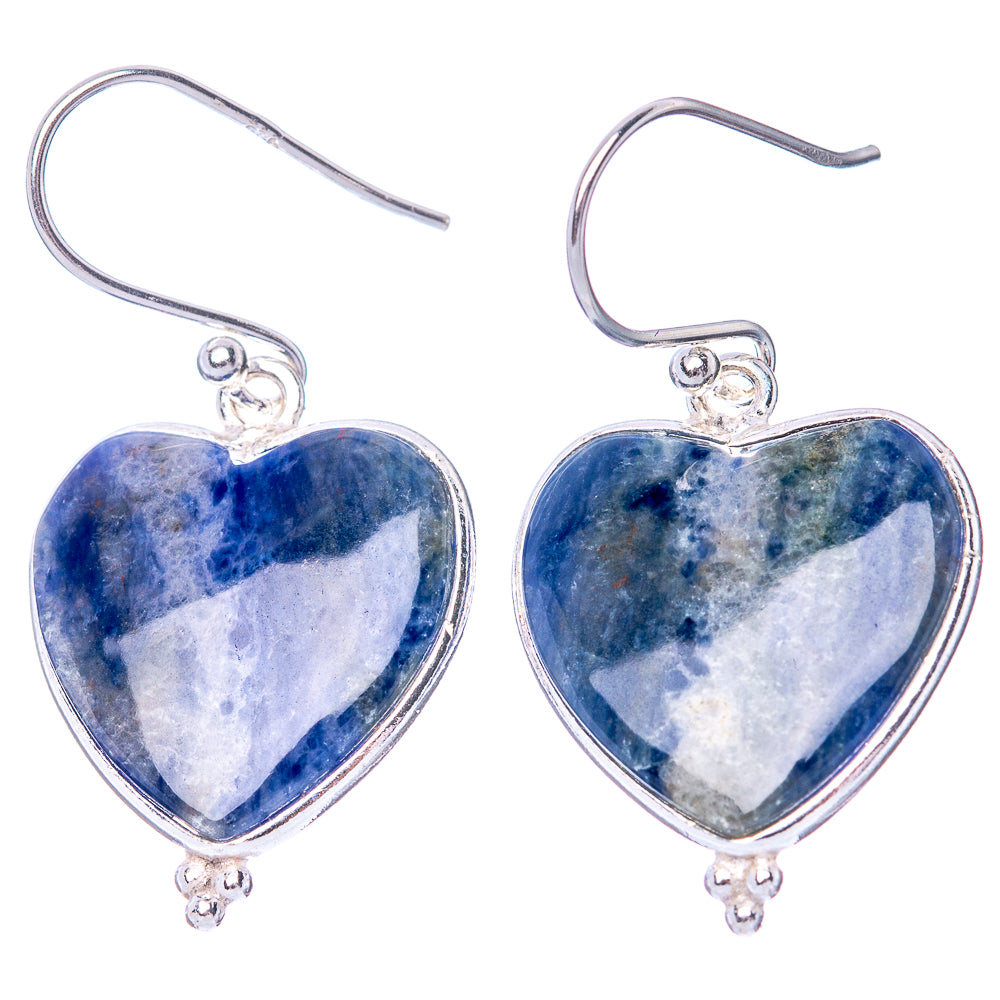 Sodlaite Earrings 1 3/8" (925 Sterling Silver) E1484