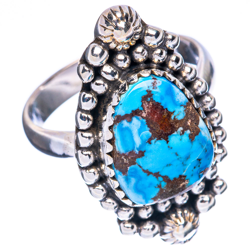 Rare Golden Hills Turquoise Ring Size 7 (925 Sterling Silver) R2972