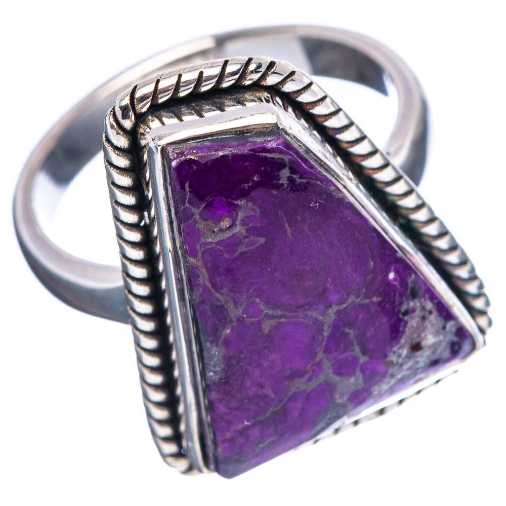 Premium Sugilite Ring Size 5.75 (.925 Sterling Silver)