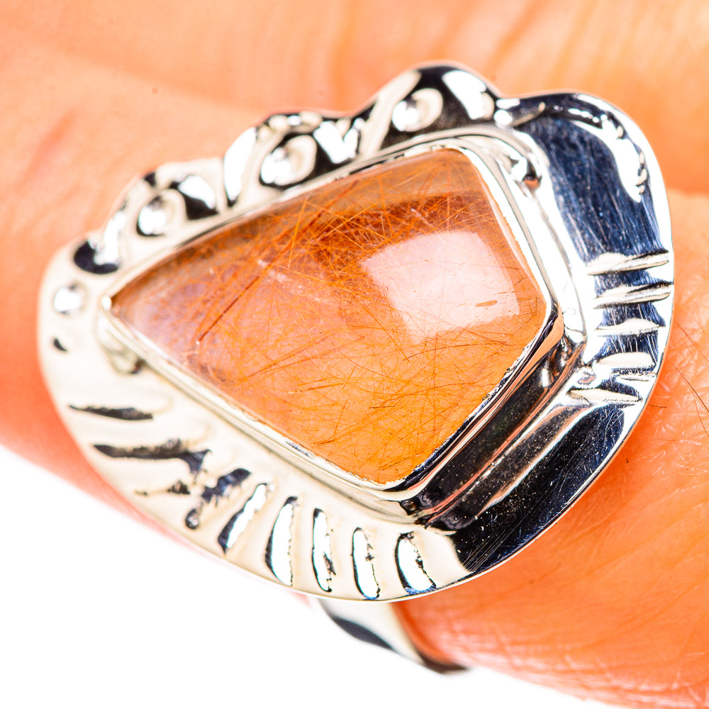 Premium Rutilated Quartz Ring Size 8.25 (925 Sterling Silver) RING138079