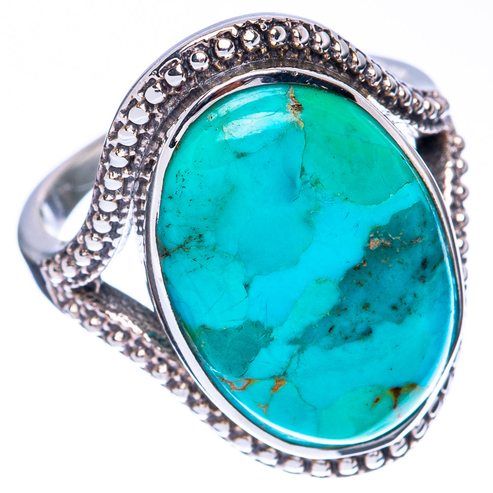 Rare Arizona Turquoise Ring Size 6.5 (925 Sterling Silver) R2960