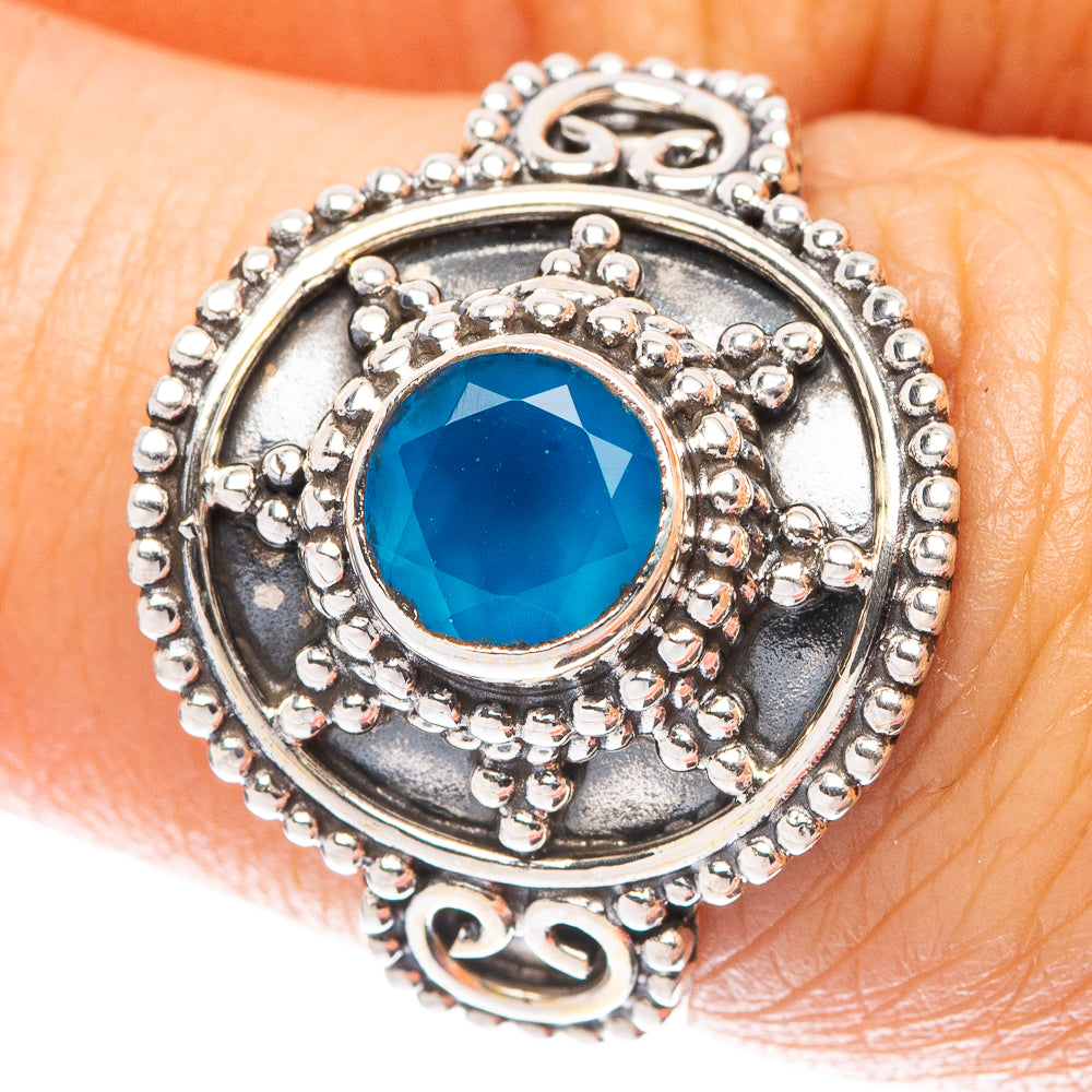 Chalcedony Ring Size 7 (925 Sterling Silver) R5566