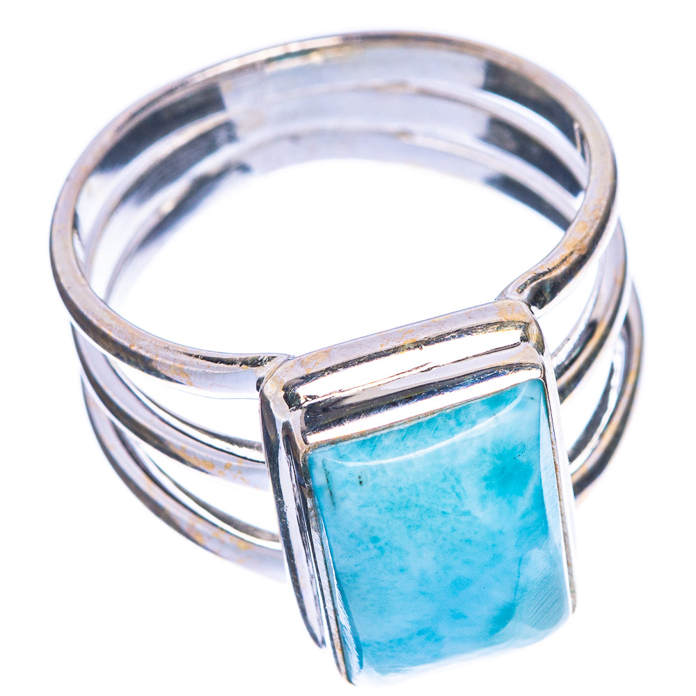 Larimar Ring Size 6.75 (925 Sterling Silver) R1177