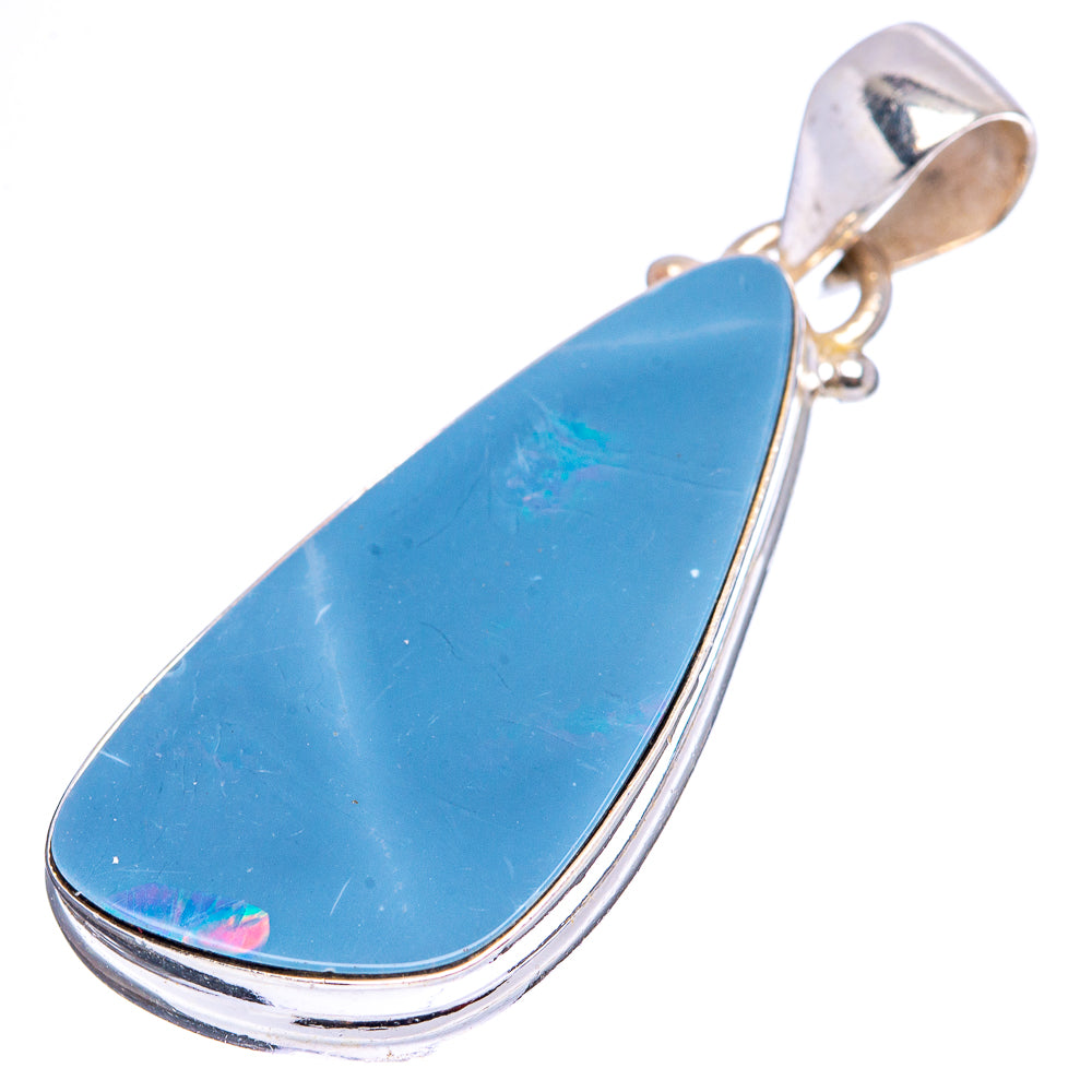 Rare Doublet Opal Pendant 1 5/8" (.925 Sterling Silver)