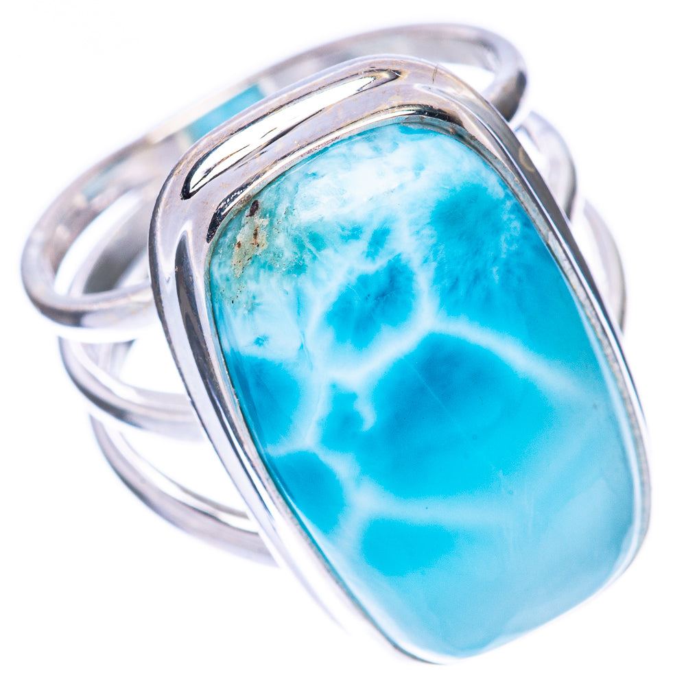 Larimar Ring Size 5.75 (925 Sterling Silver) R1696