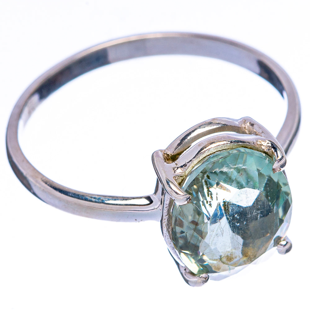 Rare Prasiolite Ring Size 8.75 (925 Sterling Silver) R146703