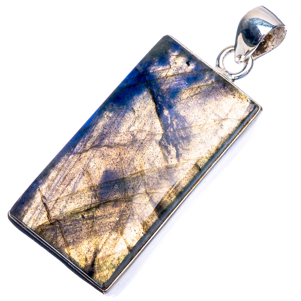 Labradorite Pendant 1 7/8" (925 Sterling Silver) P39148