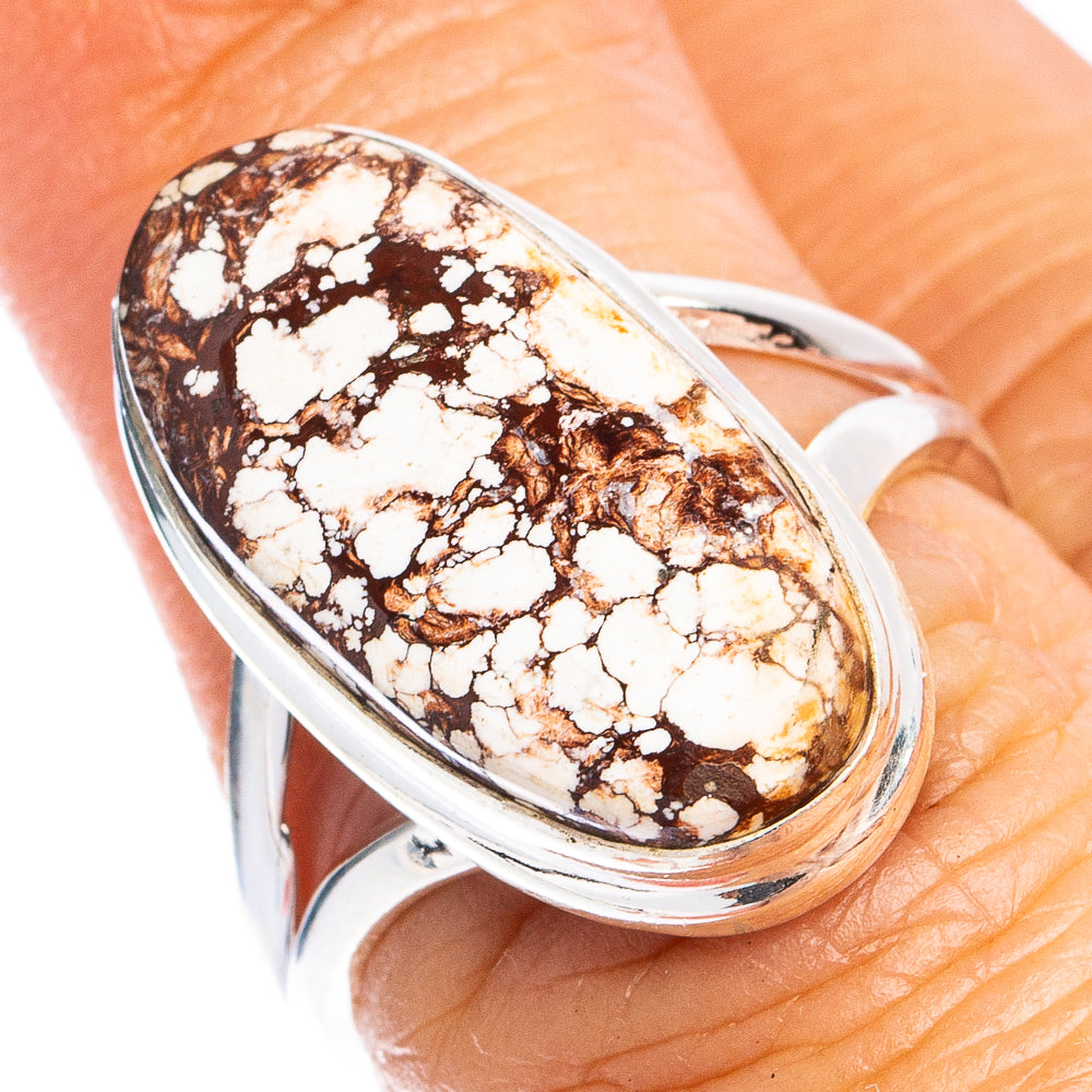 Wild Horse Jasper Ring Size 6.75 (925 Sterling Silver) R8470