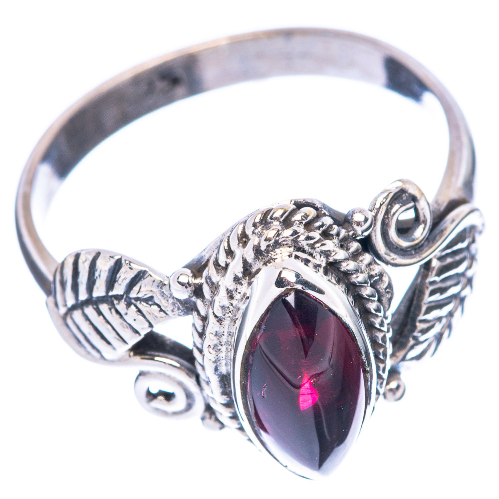Garnet Ring Size 7 (925 Sterling Silver) R5551