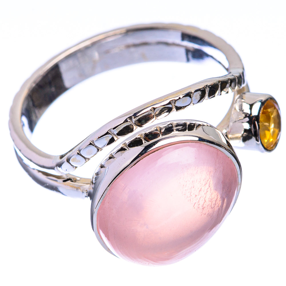 Premium Rose Quartz Ring Size 7 (925 Sterling Silver) R141841
