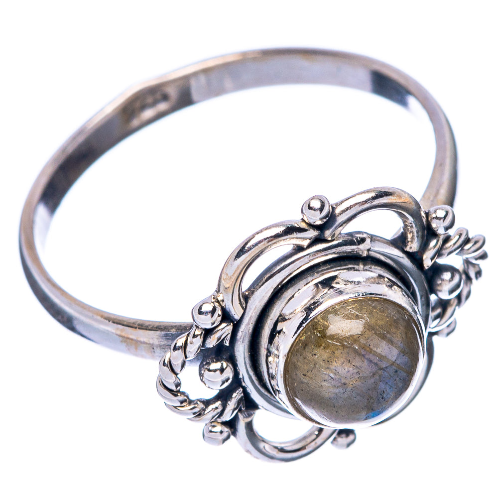 Labradorite Dainty Ring Size 6.25 (925 Sterling Silver) R145811