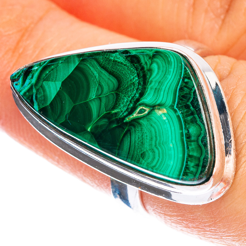 Malachite Ring Size 7 (925 Sterling Silver) R144240